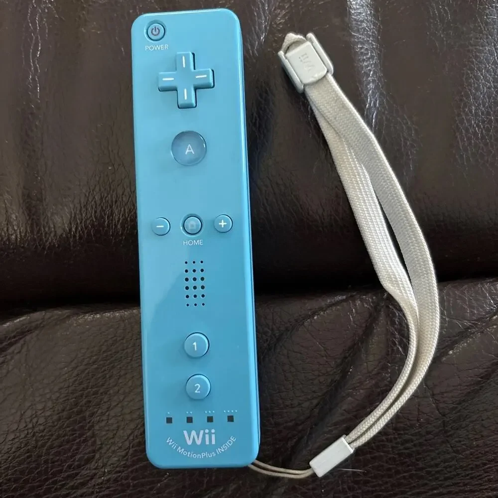 Official Nintendo Wii Remote Plus Blue - Motion Plus Built-In Wii WiiU Original